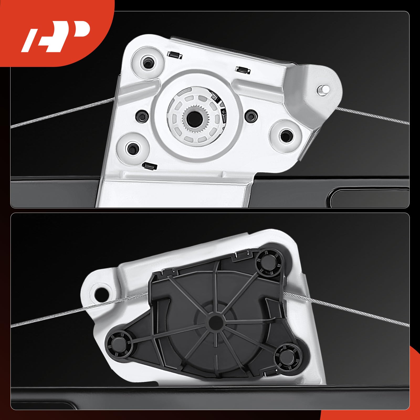 A-Premium ready-to-install regulator on BMW E90/E91 rear-right.