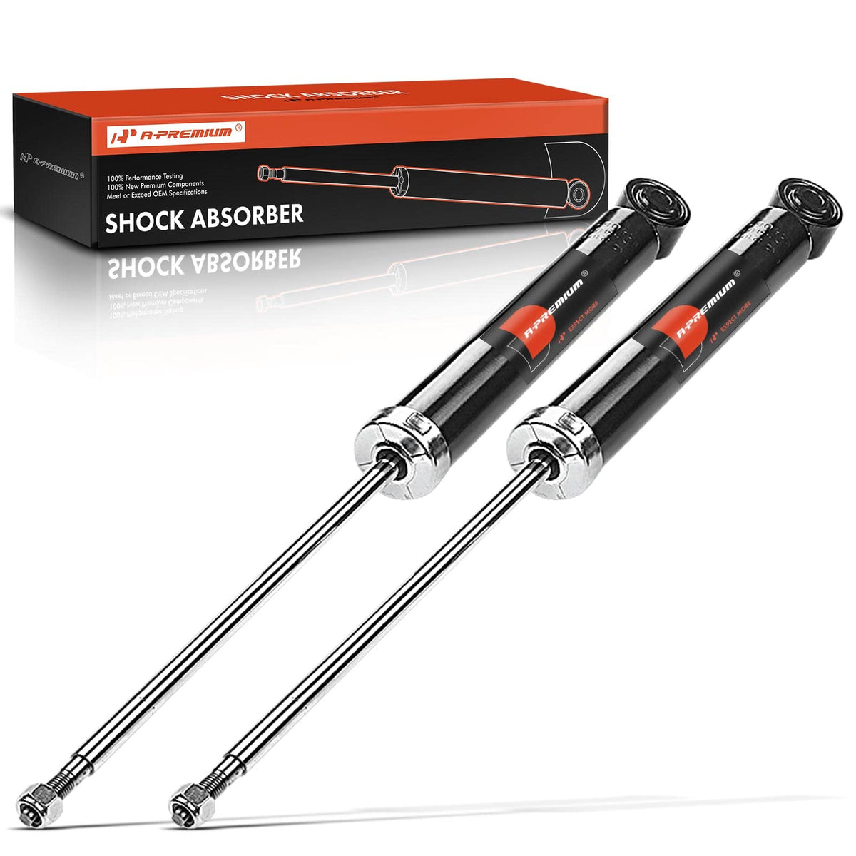 A-Premium rear shock absorber left side for smoother daily commuting.