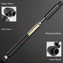 A-Premium rear shocks for F-150 2015-2025 enhance damping and ride comfort.