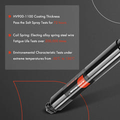 A-Premium rear shocks cylinder features corrosion-resistant body for long-lasting performance.