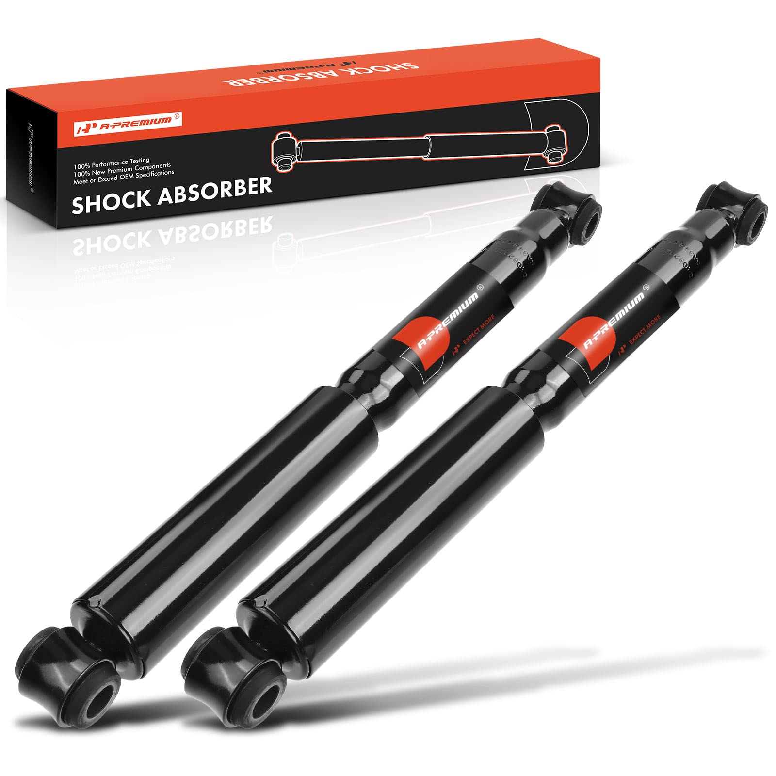 A-Premium rear shocks for Toyota Tacoma 1995-2004 improve ride height and handling.