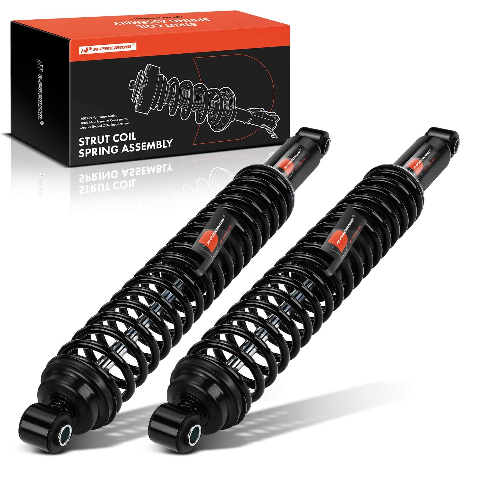 A-Premium rear suspension conversion kit installed on Cadillac Escalade improves ride comfort