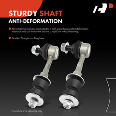 A-Premium rear links, left and right, simplify installation and restoration of stability.