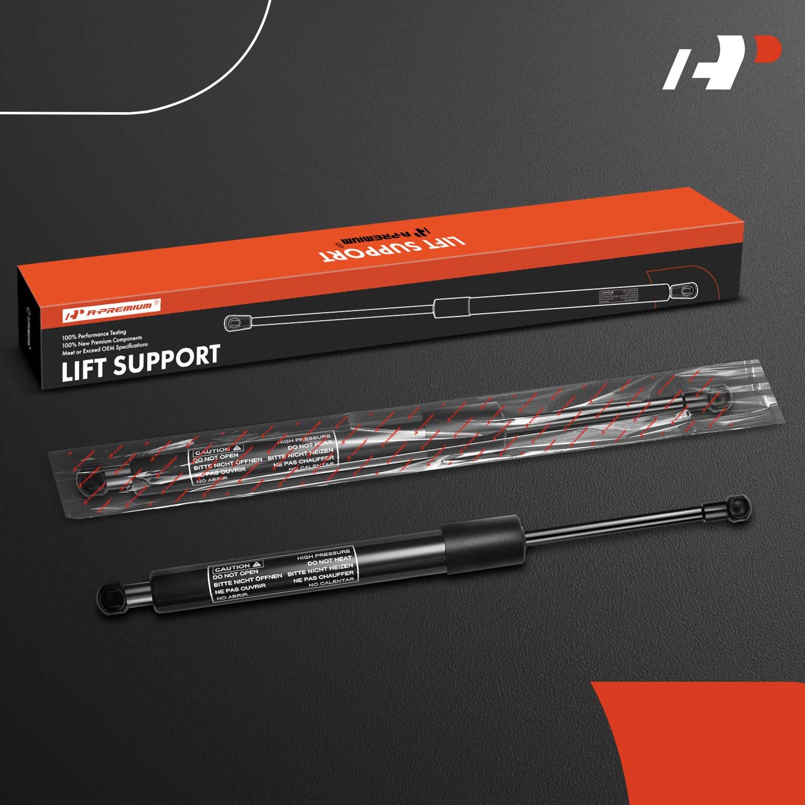 A-Premium rear-tailgate lift right for LS430 enables controlled trunk closure.