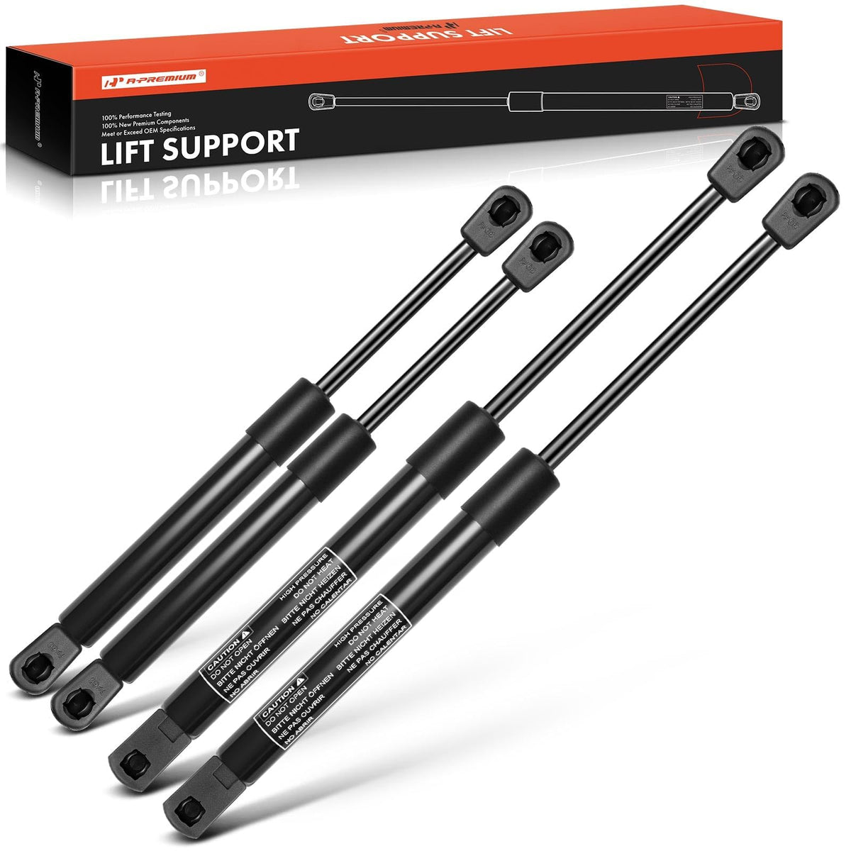 A-Premium rear window liftgate left-side lift support for reliable operation