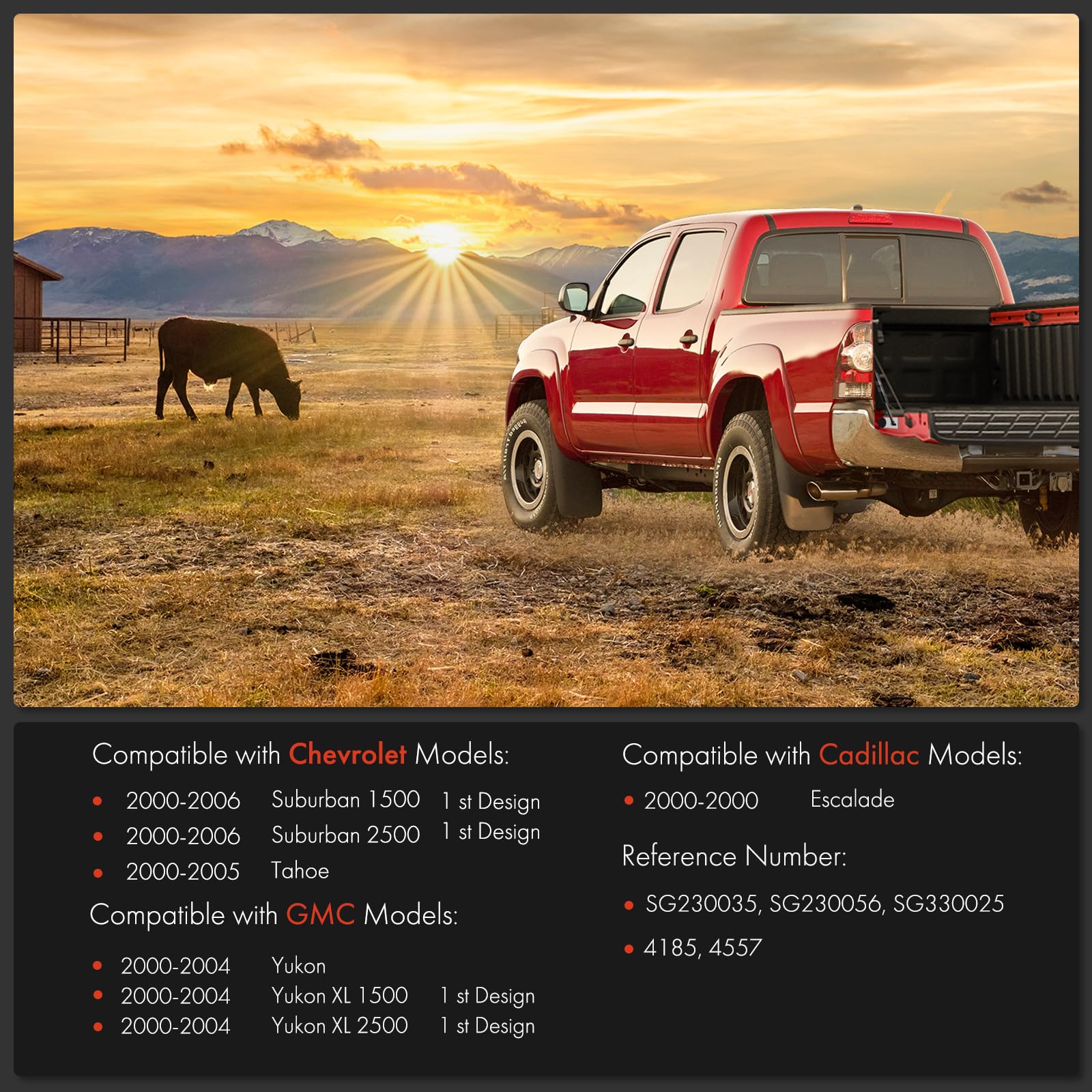 A-Premium rear window liftgate right-side lift support for steady assist