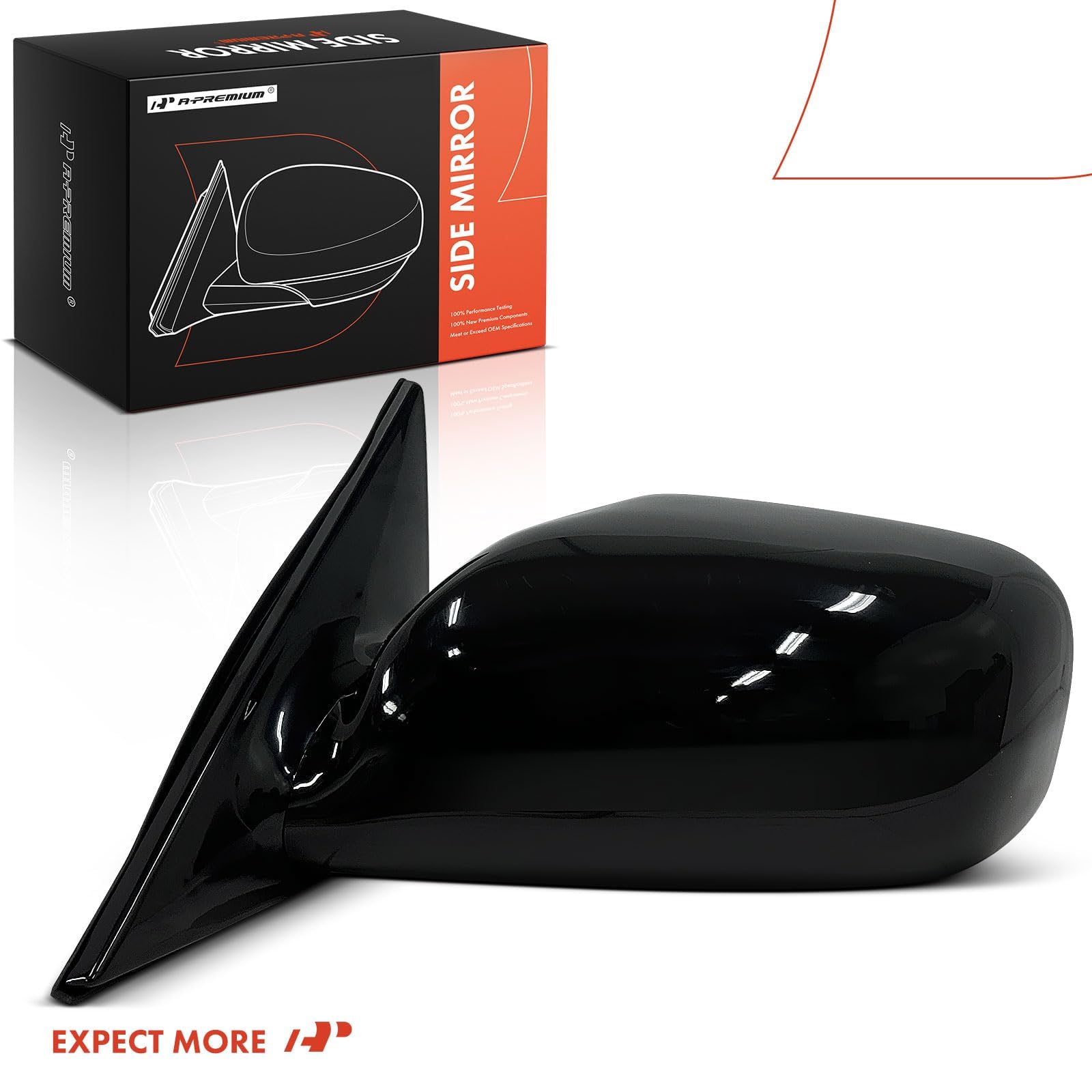 A-Premium replacement driver-side Camry mirror for 2002-2006 models