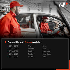 A-Premium reverse parking sensor kit for Tacoma rear view boosts maneuvering confidence.