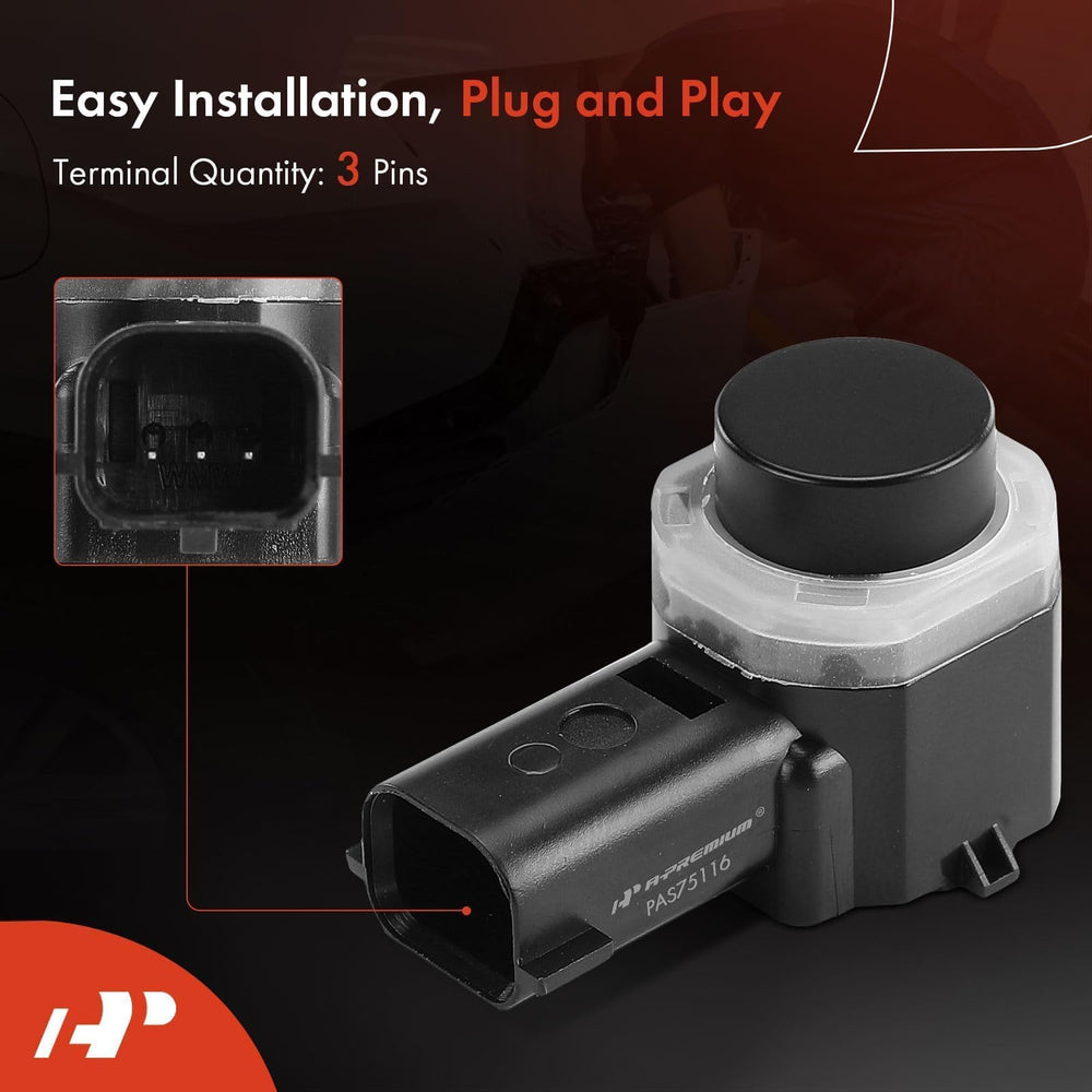 A-Premium reverse sensor rear right aids safe backing and curb avoidance.