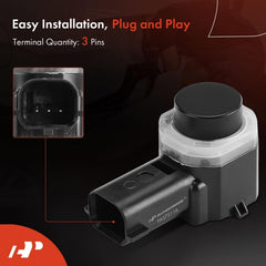 A-Premium reverse sensor rear right aids safe backing and curb avoidance.