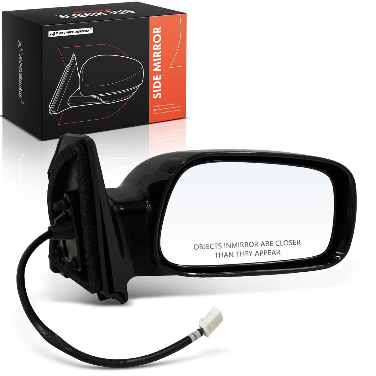 A-Premium right passenger side power door mirror for Toyota Corolla offers reliable visibility.