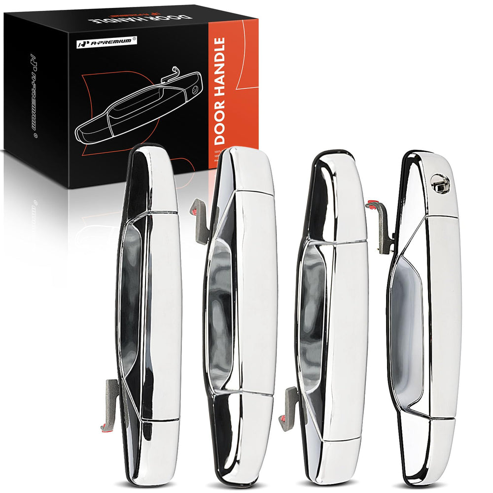 A-Premium robust chrome door handles highlighting quality control and reliability.