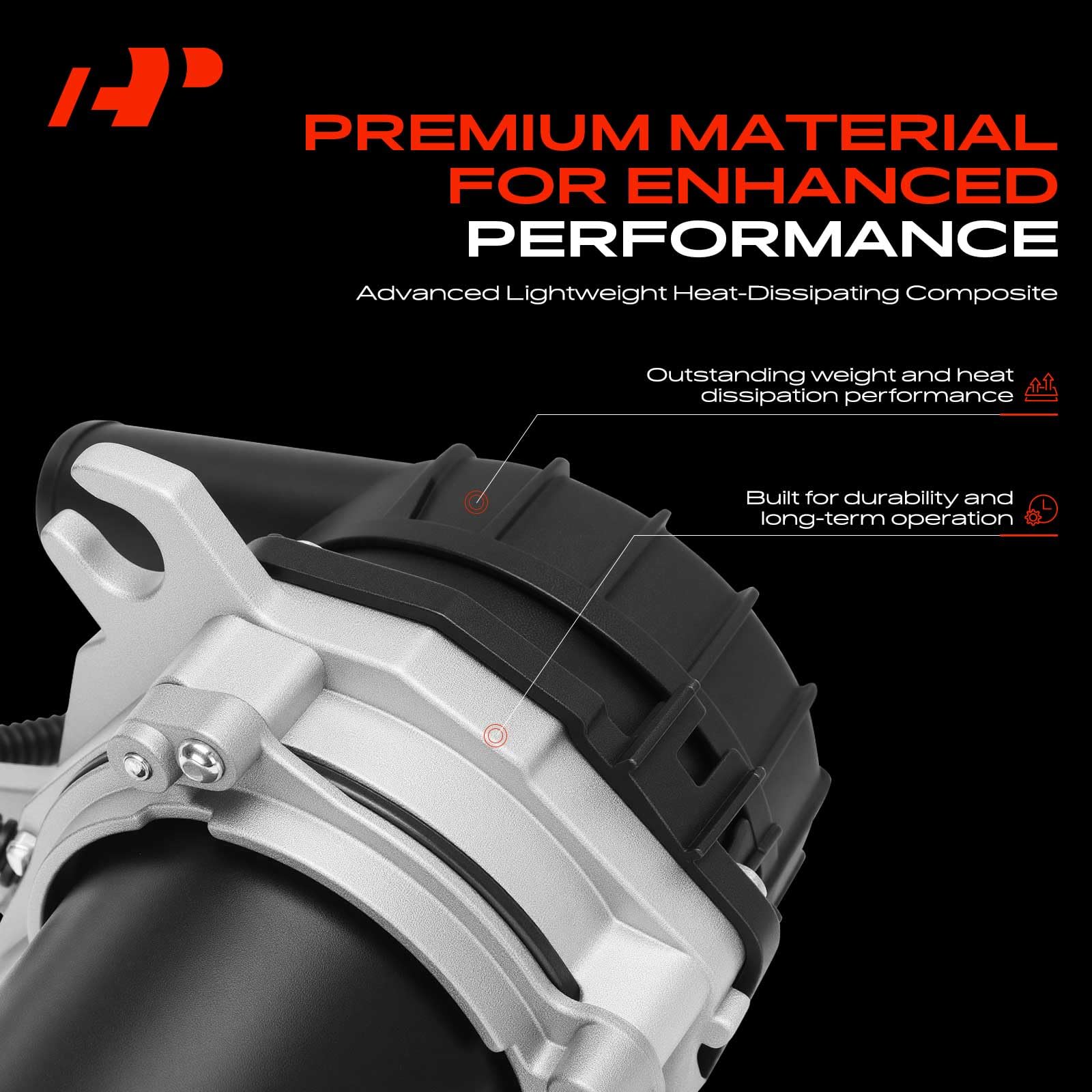 A-Premium pump installed in a Toyota Tacoma engine bay for 2005-2015 model.