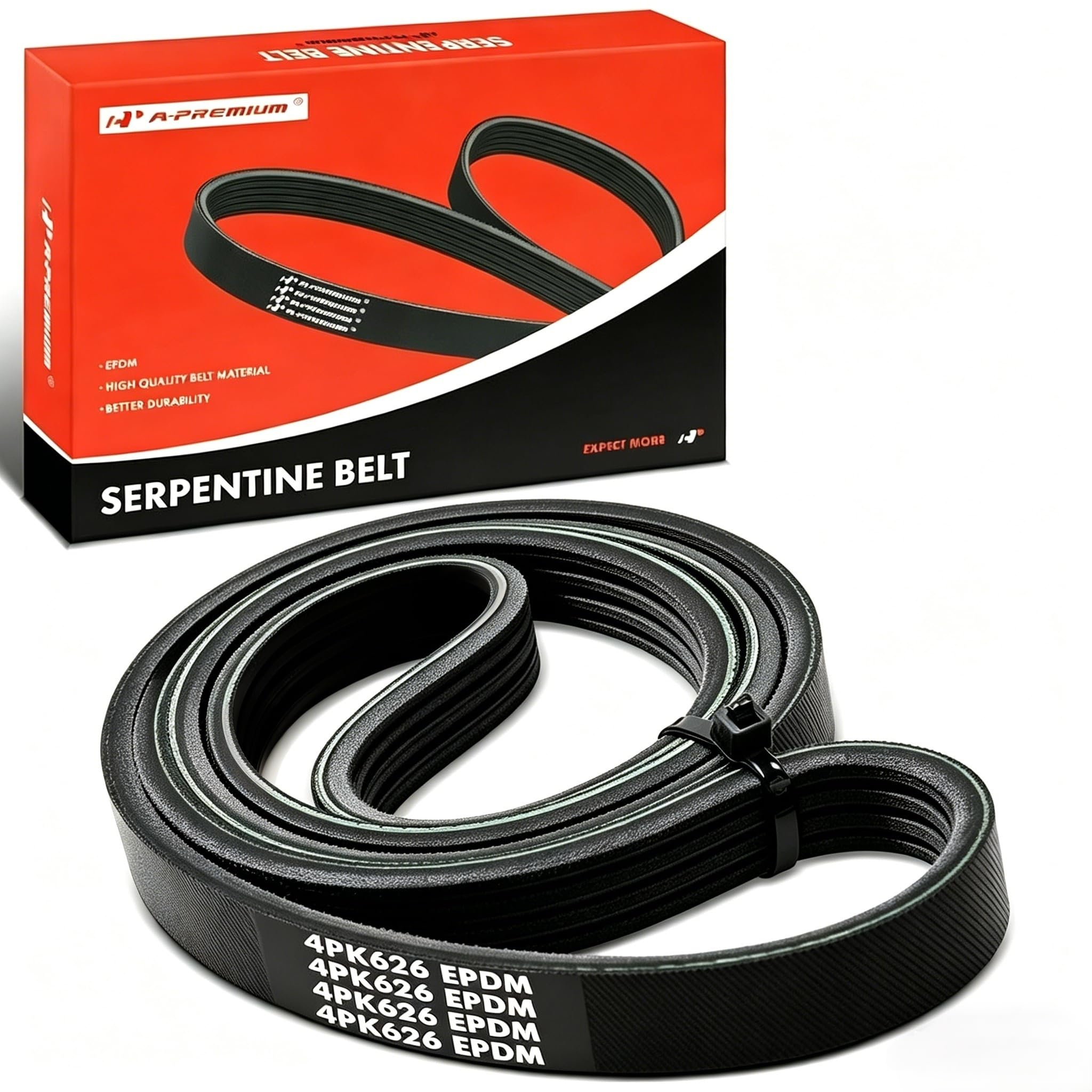 A-Premium serpentine belt 46.5-inch for Toyota Yaris install-ready performance.