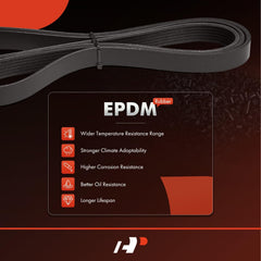 EPDM rubber close-up highlights crack and oil resistance.