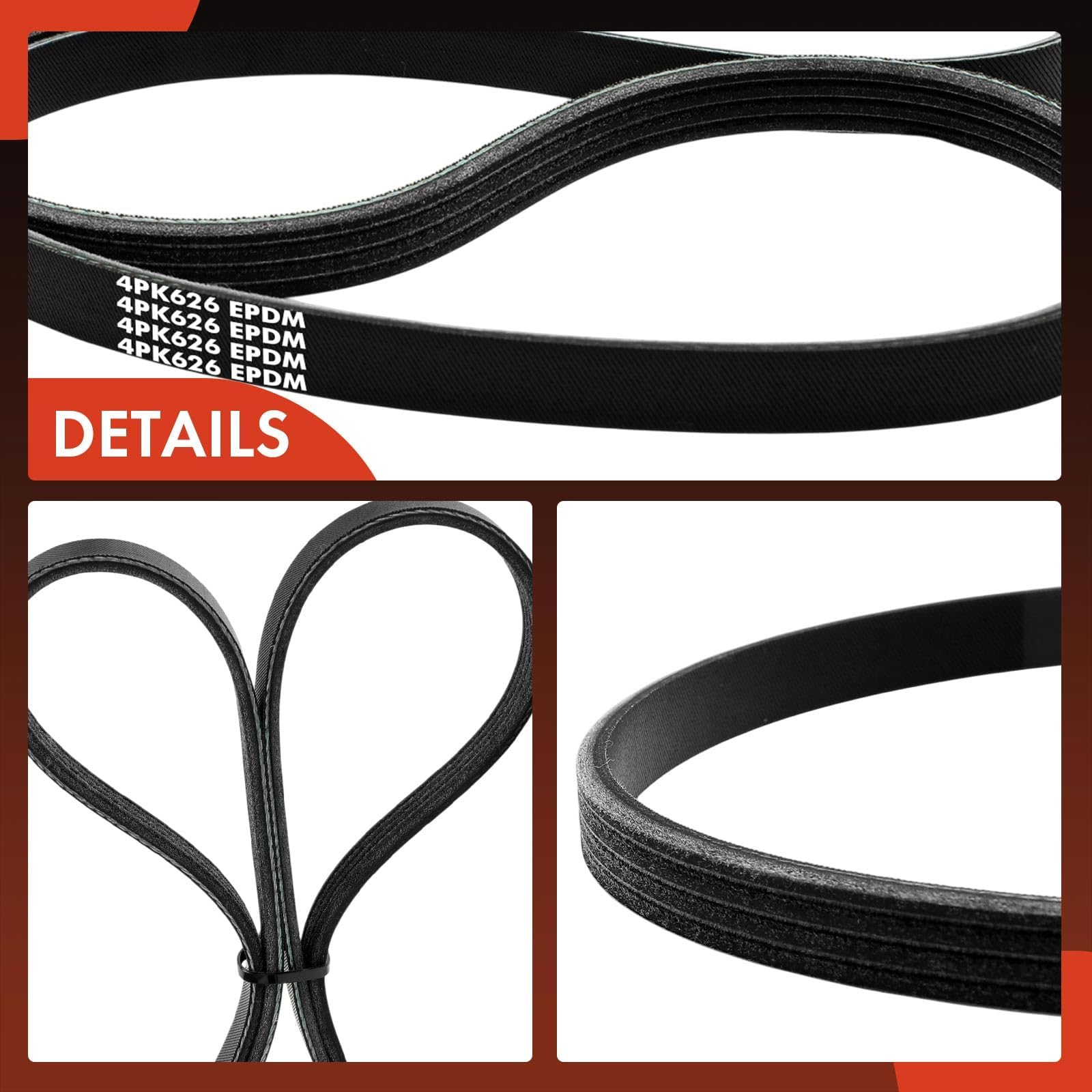 A-Premium cross-section K design for precise fit and longevity.