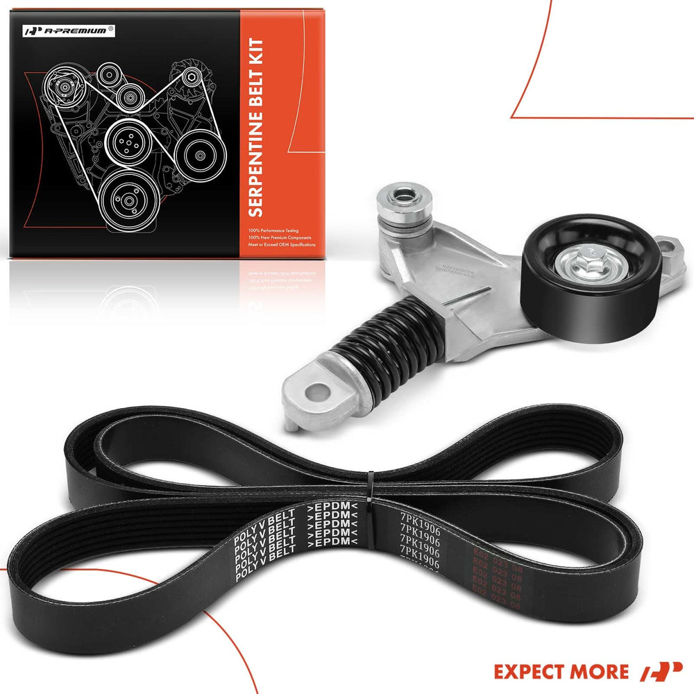 A-Premium engine belt system in use under hood supporting smooth operation.