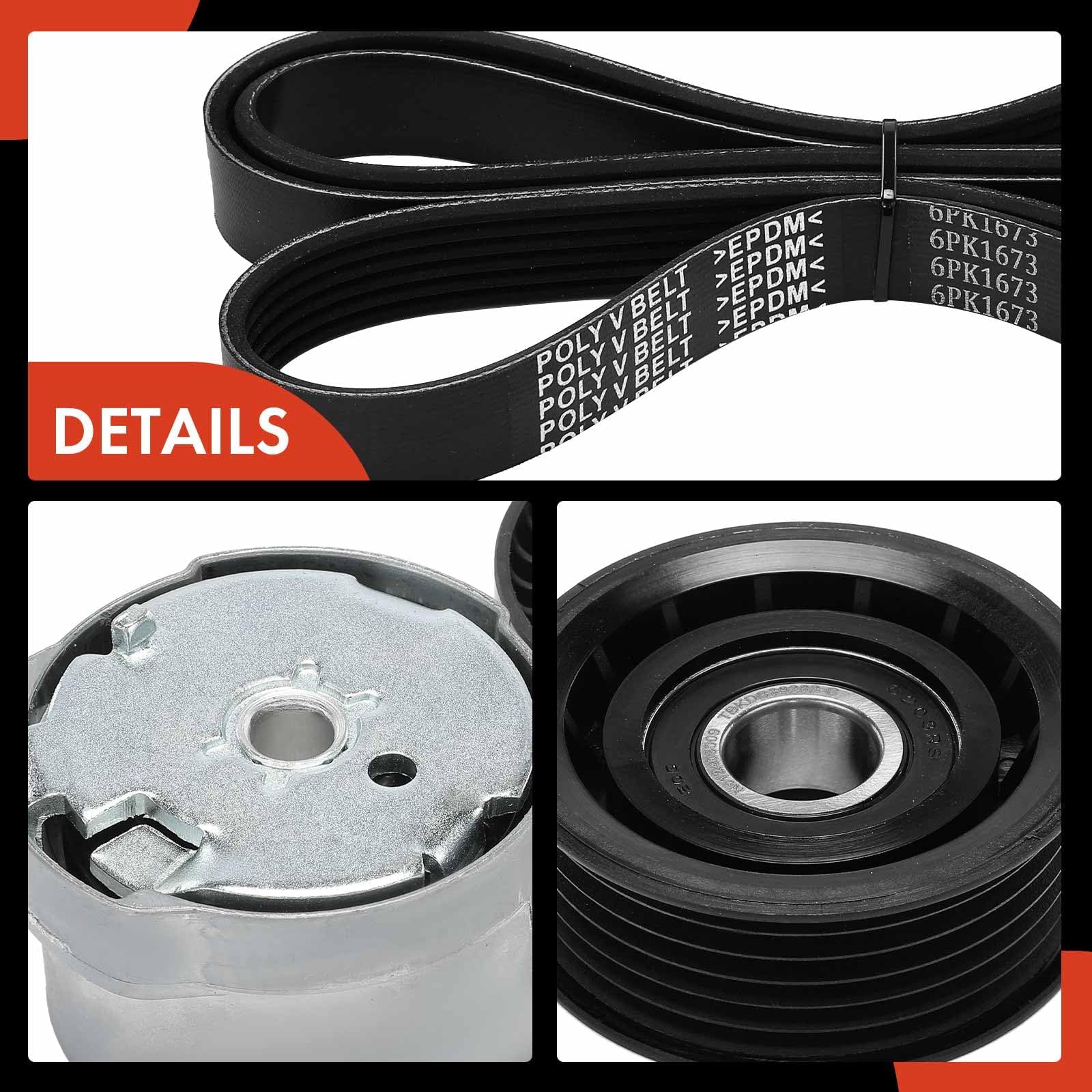 A-Premium serpentine belt drive kit packaging for easy identification