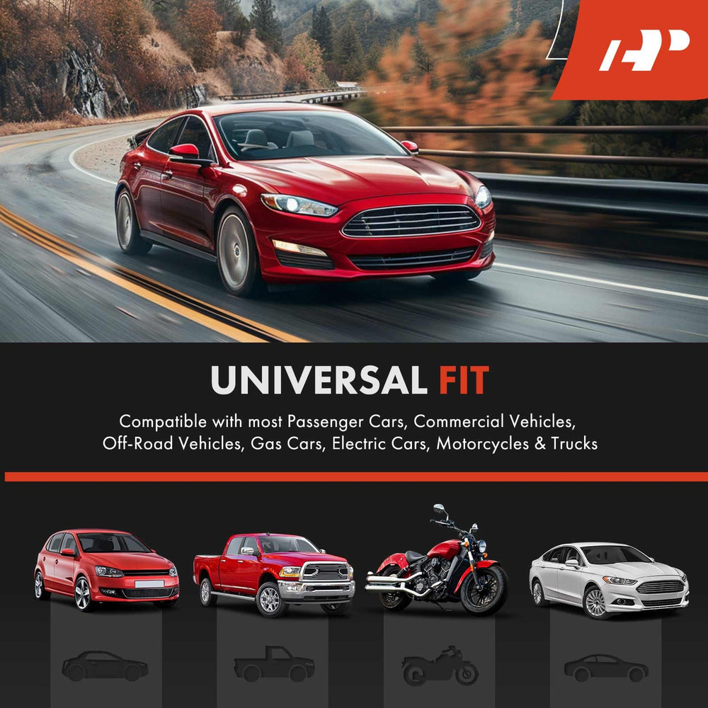 A-Premium Snail Horn universal fitment for many vehicle types.