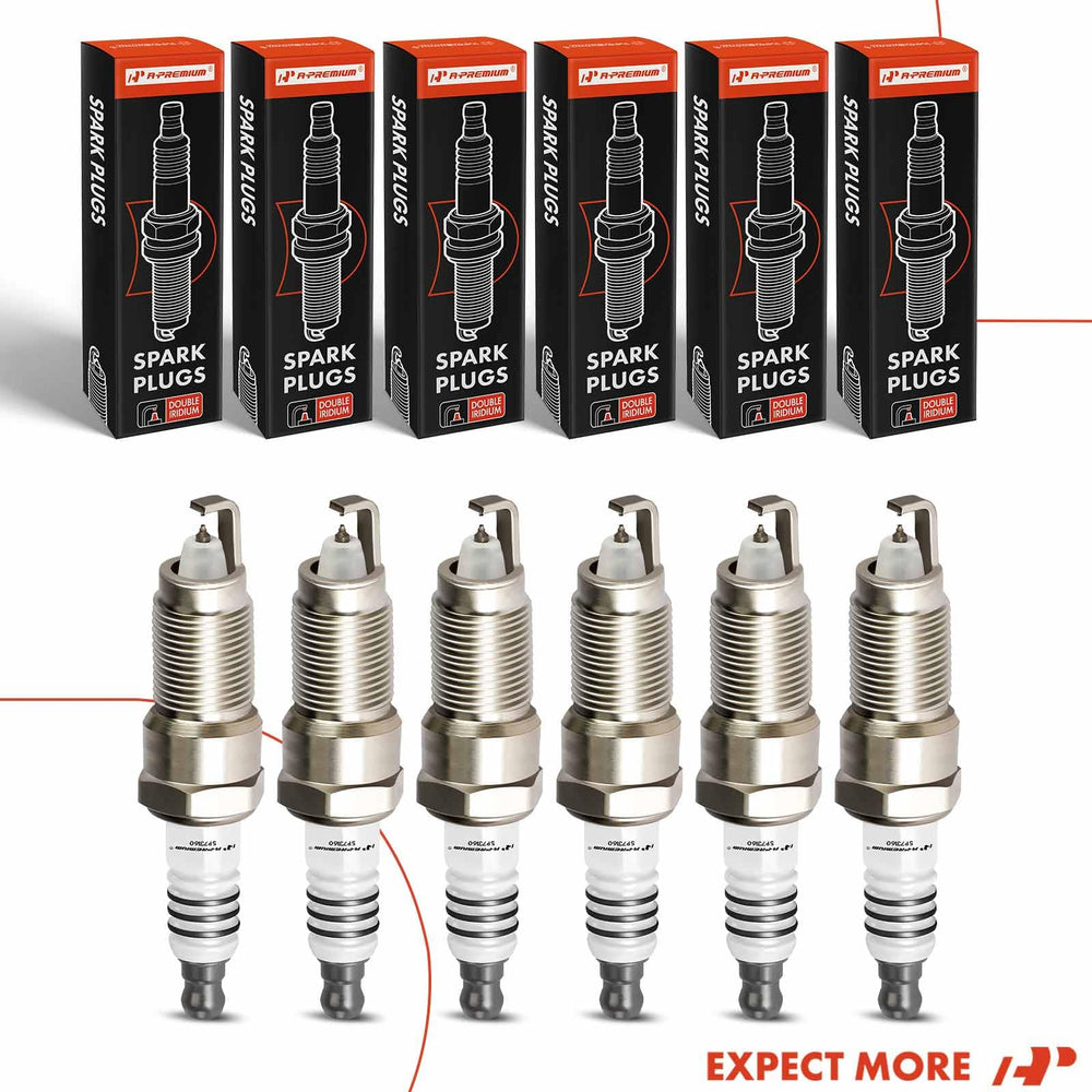 A-Premium spark plugs 6-pack ready for quick installation.