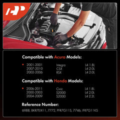 A-Premium spark plug Civic-2006-2011 side view demonstrates precise fitment.