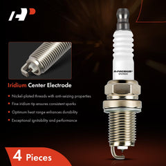 A-Premium spark plug S2000-2004-2009 top view highlights 0.044 inch gap.