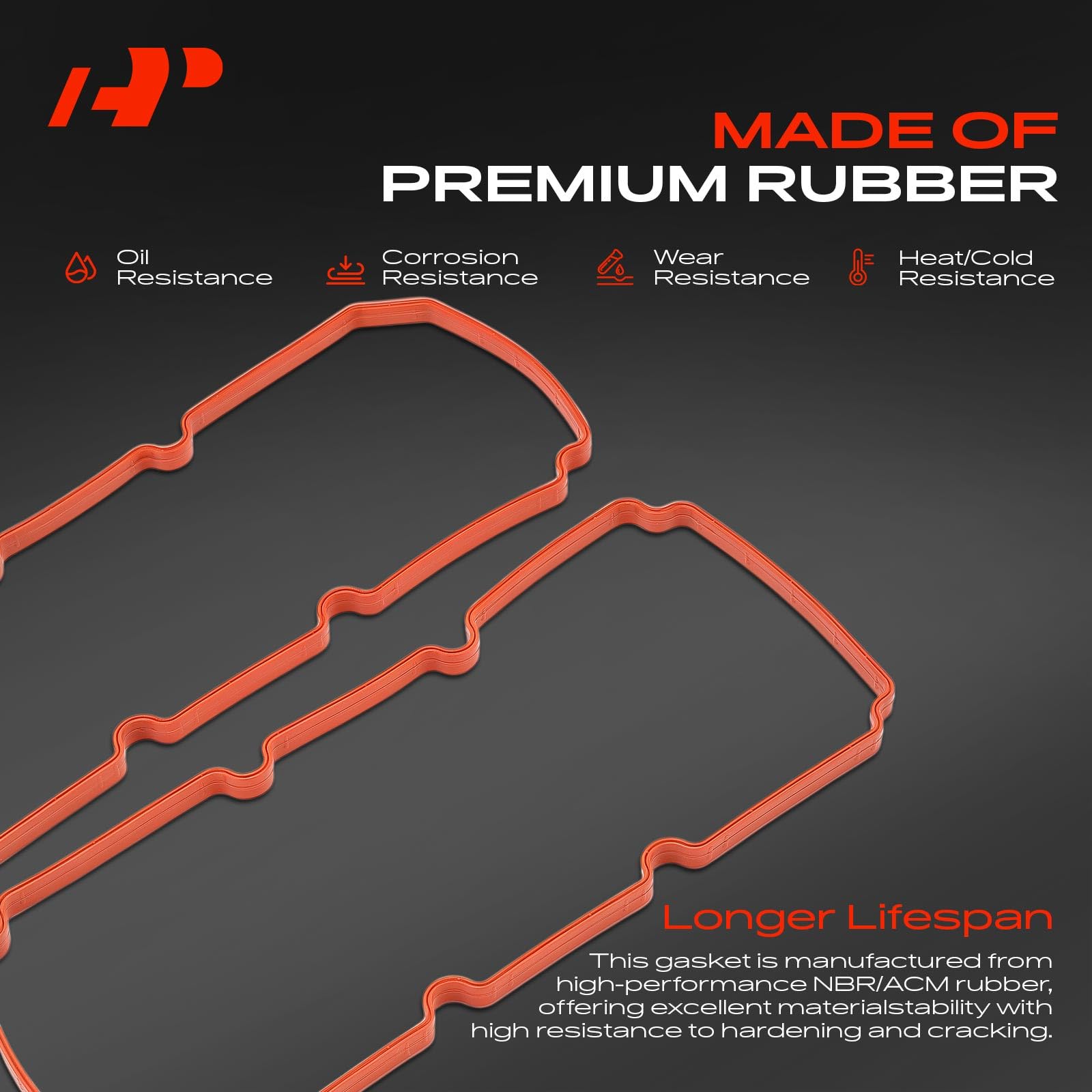 A-Premium spark plug tube seals kit helps prevent leaks and maintain engine cleanliness.