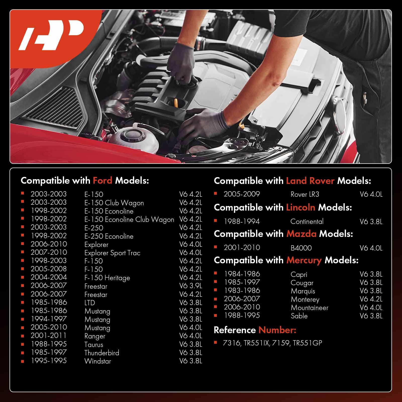 A-Premium iridium-platinum spark plugs cross-section highlights electrode design.