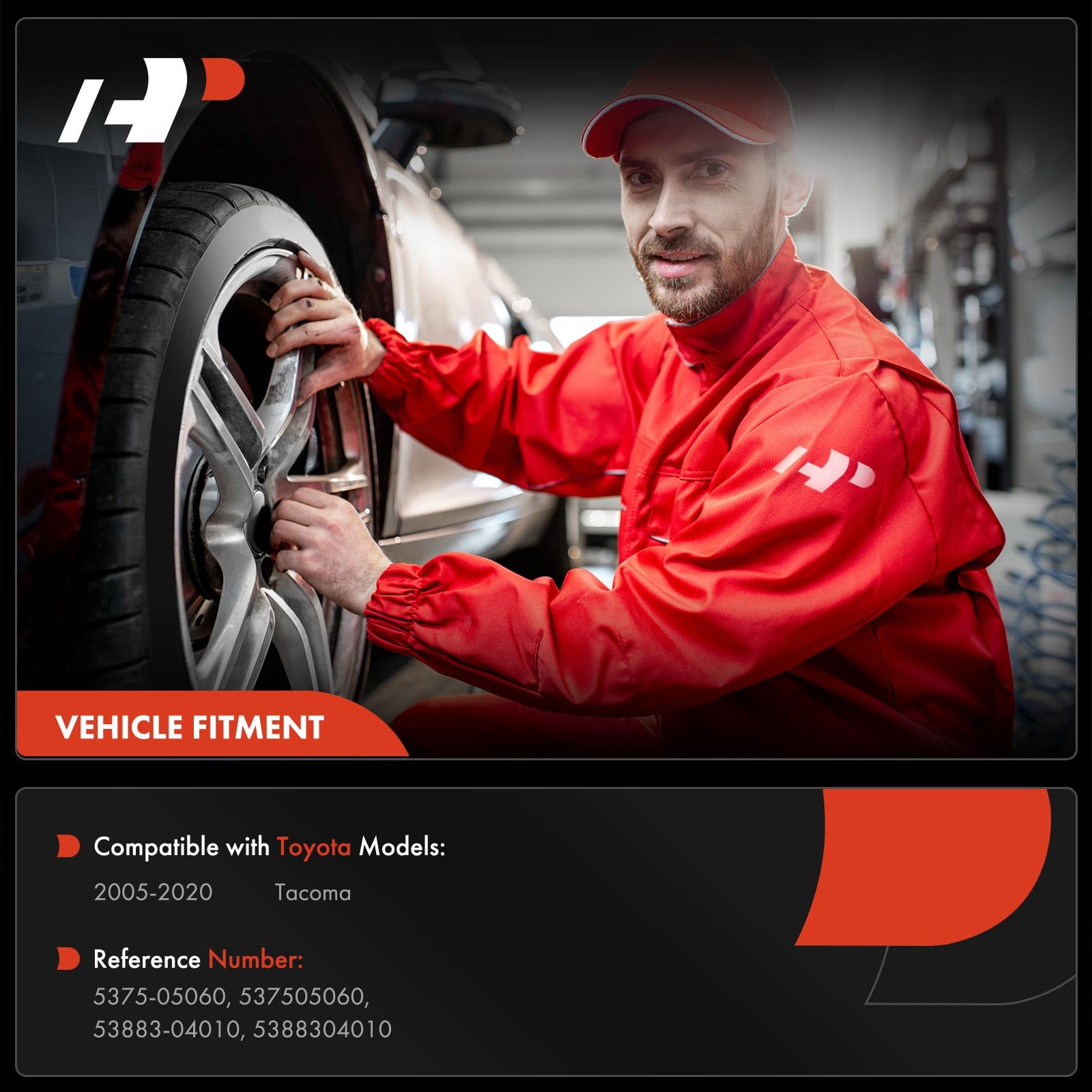 A-Premium front-right fender liner provides full-coverage protection against debris.