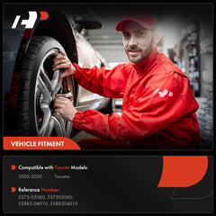 A-Premium front-right fender liner provides full-coverage protection against debris.