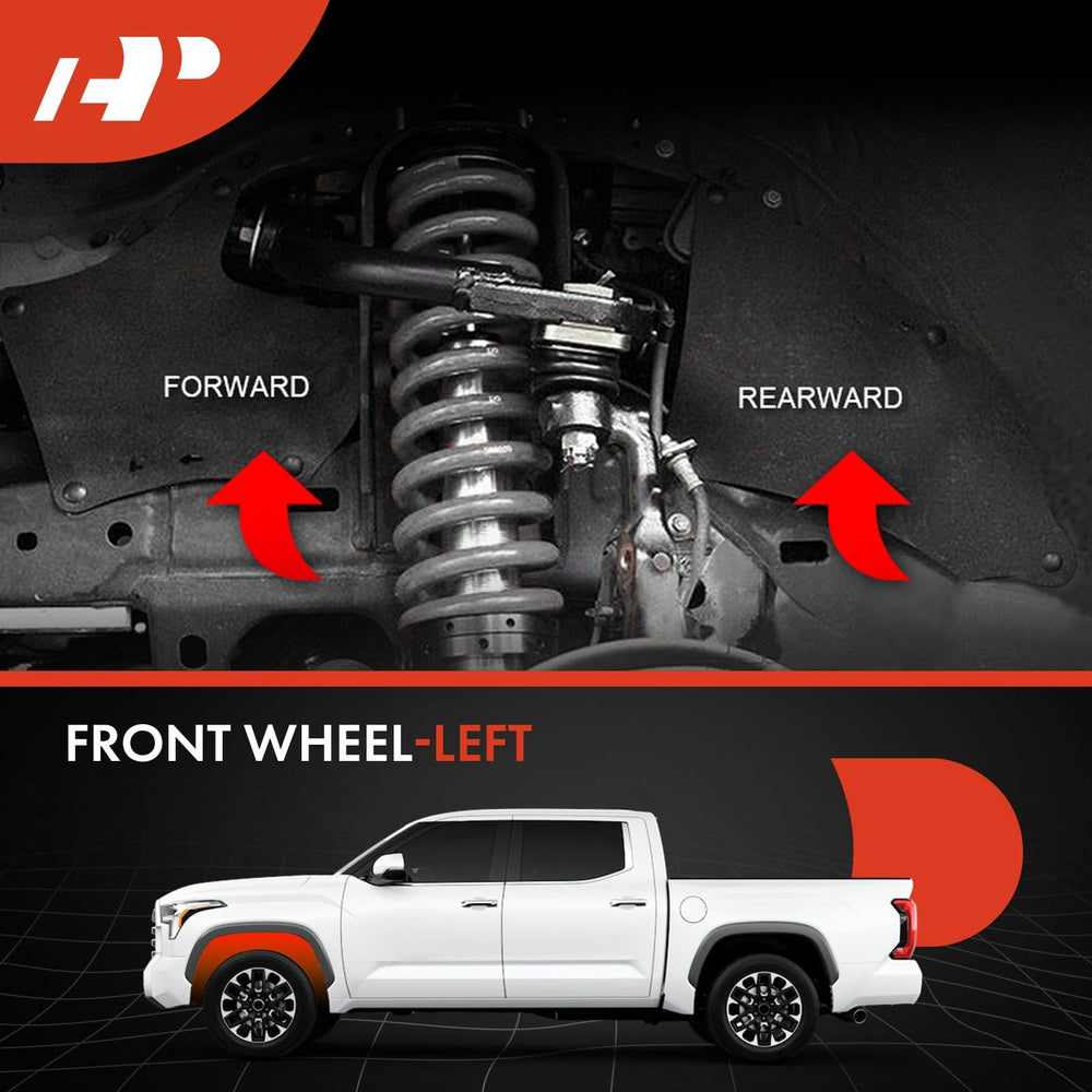 A-Premium rear-right fender liner shields the rear wheel well from mud.