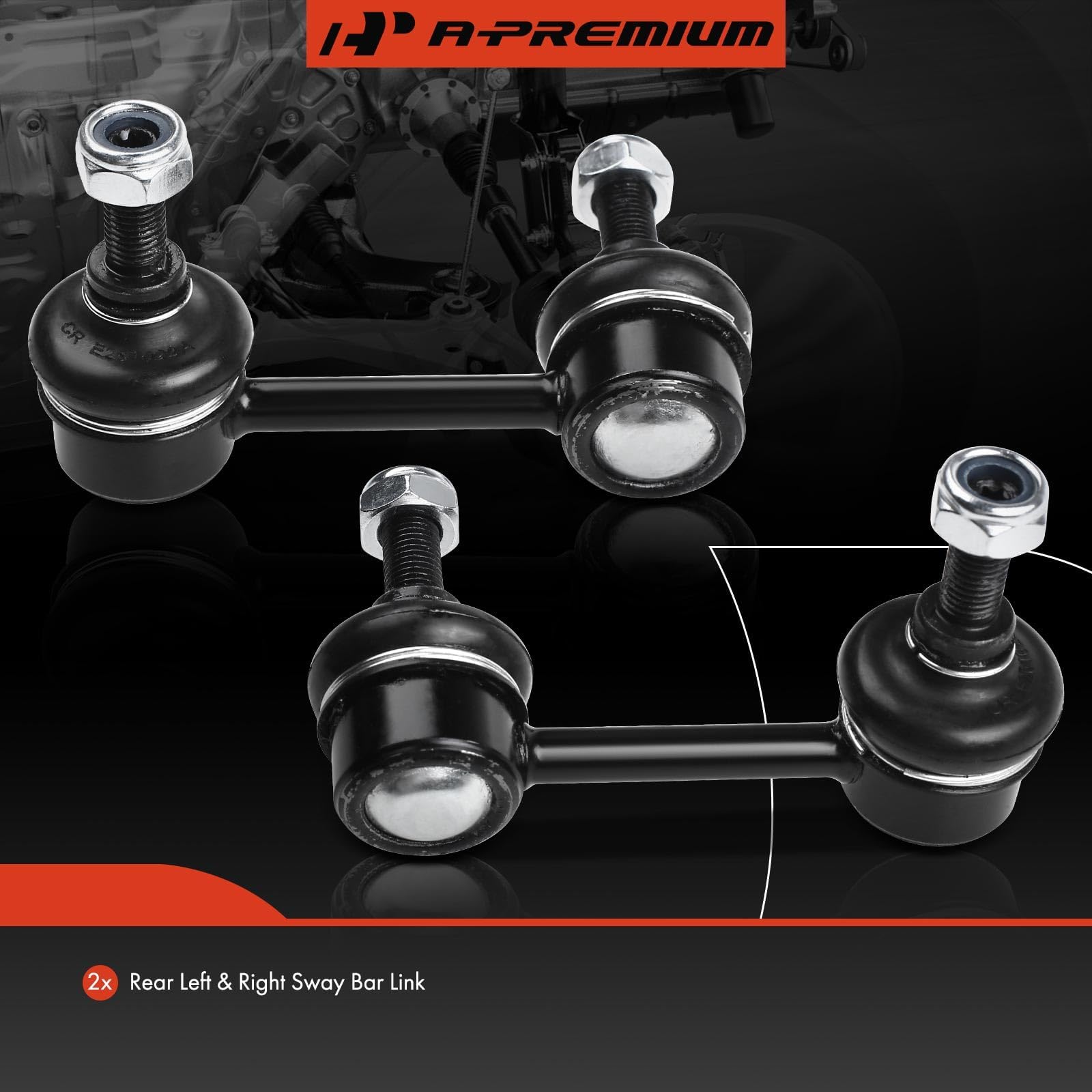 A-Premium stabilizer bar end link left for CR-V boosts handling on rough roads