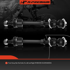 A-Premium stabilizer bar link closeup showing durable steel core.