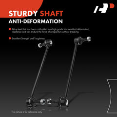 A-Premium sway bar link assembly process demonstrates easy replacement.