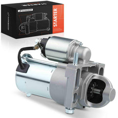A-Premium starter motor front-angle view with compact build for reliable GM starts.