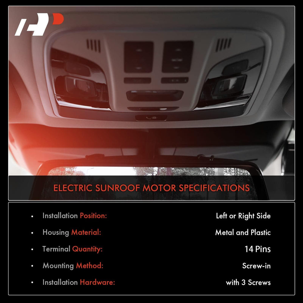 A-Premium sunroof motor for Ford Explorer right side, reliable opening.