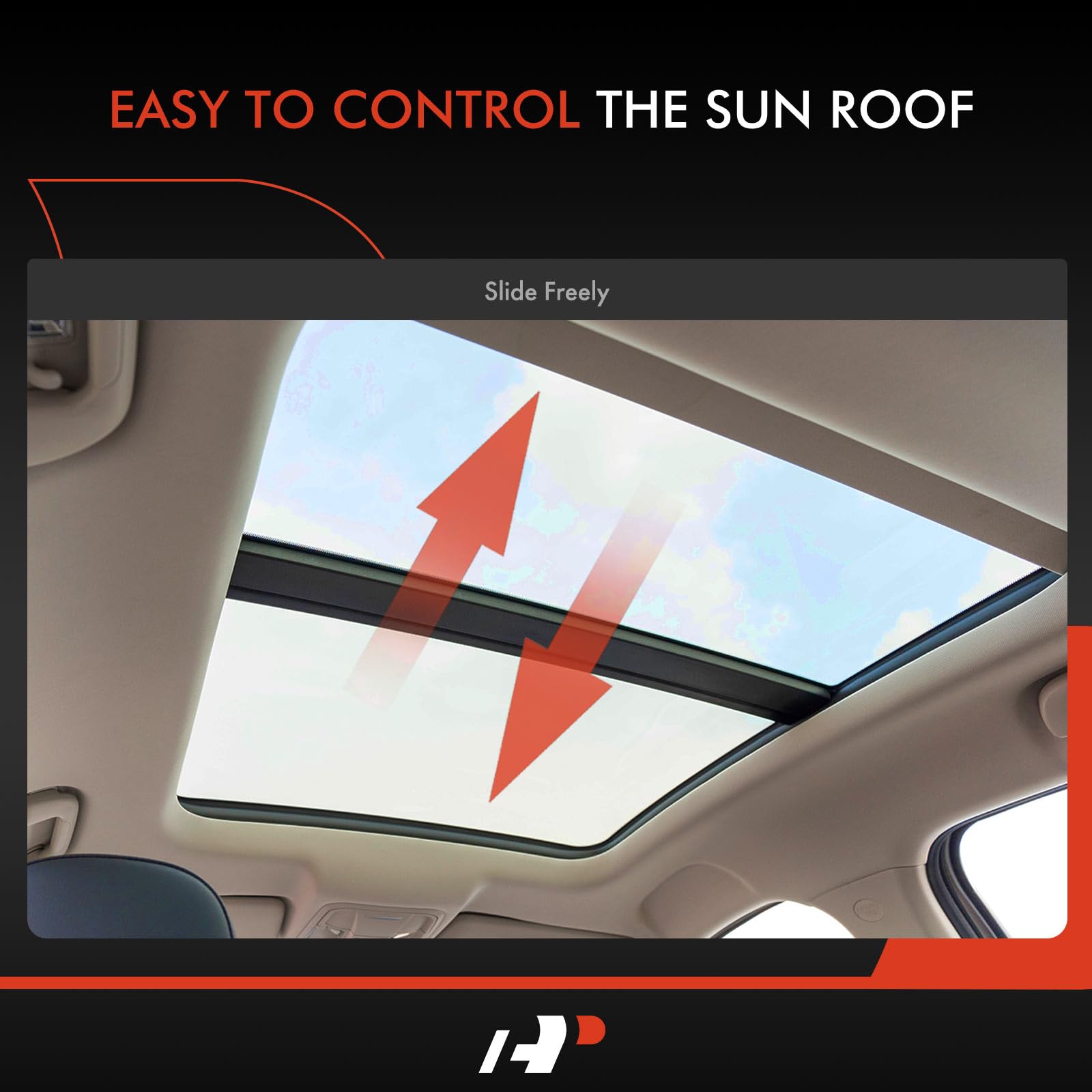 A-Premium sunroof motor hardware kit for direct installation.