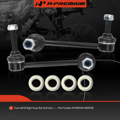 A-Premium sway bar link ball-stud close-up with durable steel for reliability