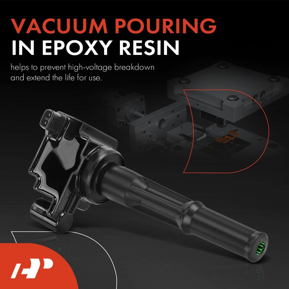 A-Premium Tacoma ignition coils 3-wire close-up terminal for precise connections.