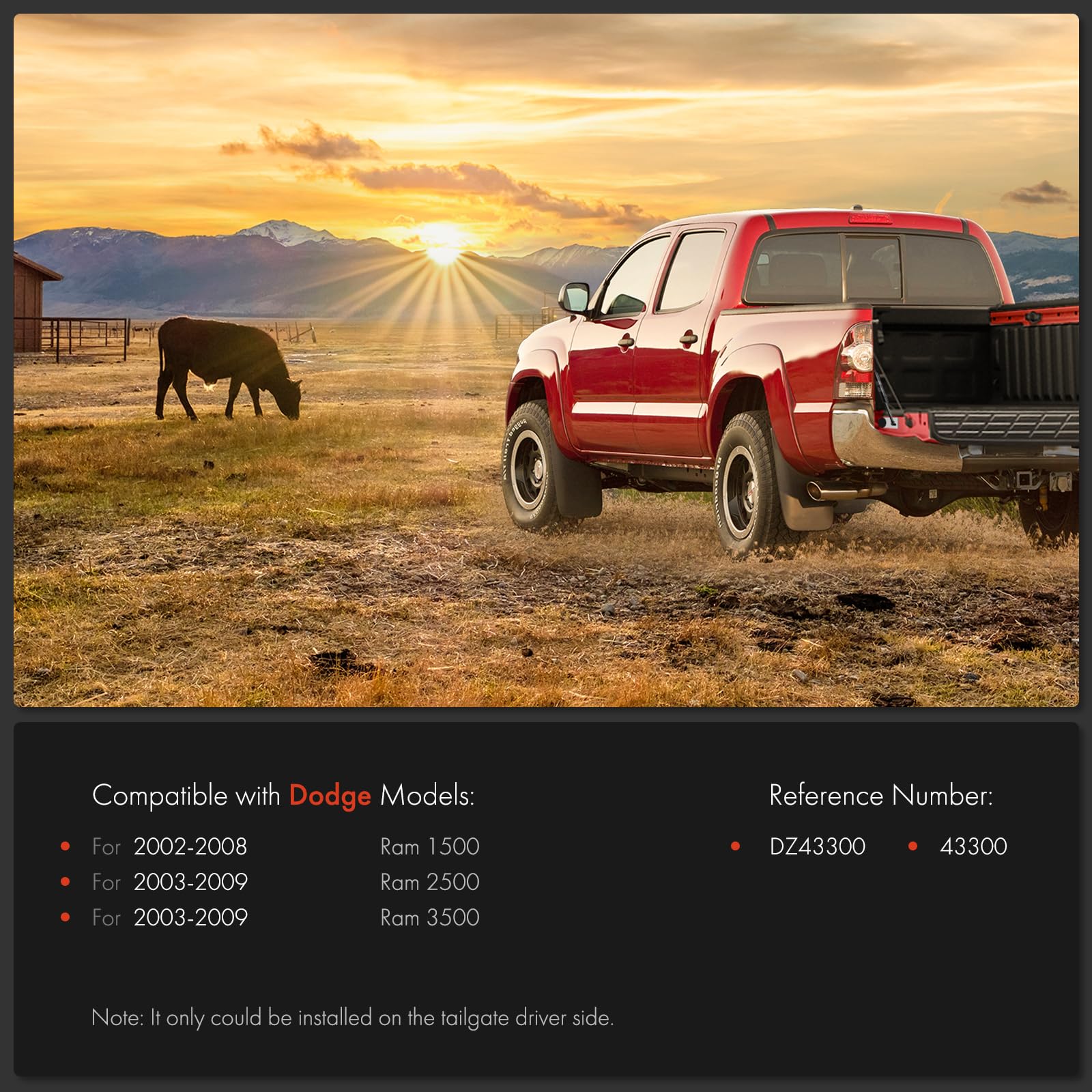 Close-up of the piston seal on the A-Premium tailgate assist for durability
