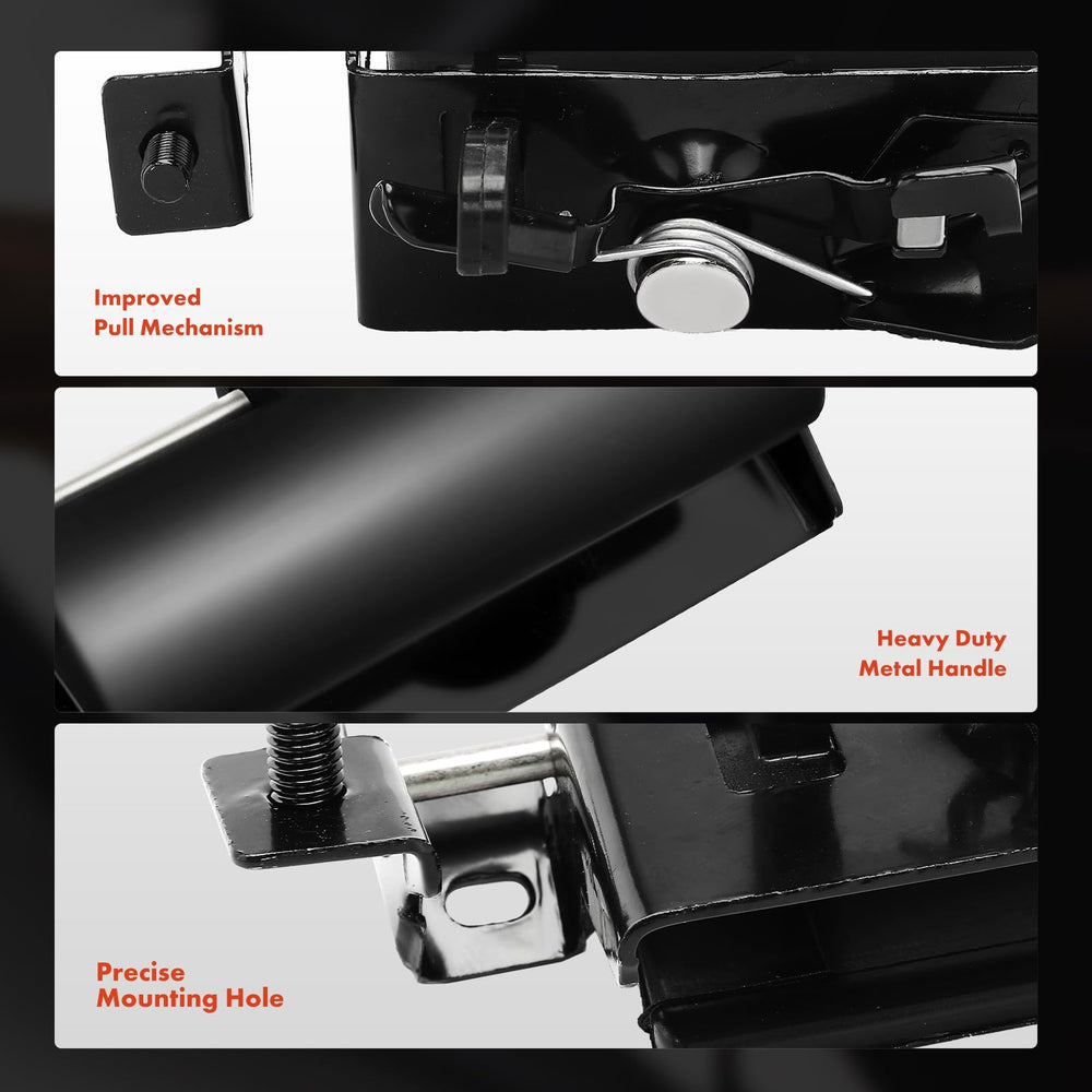 A-Premium tailgate handle paintable finish allows customization.