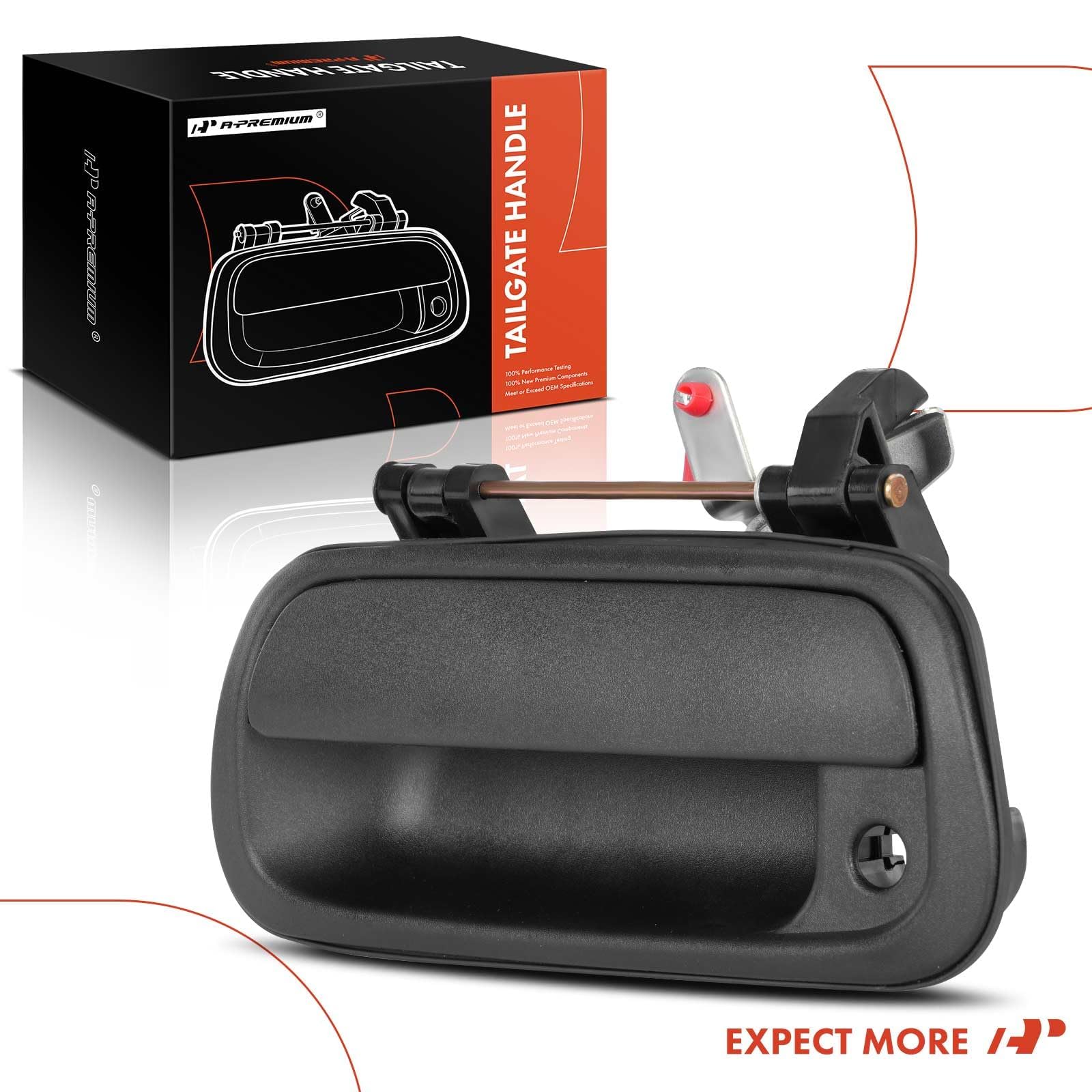 A-Premium exterior tailgate handle assembly for Toyota Tundra 2000-2006, easy DIY install.