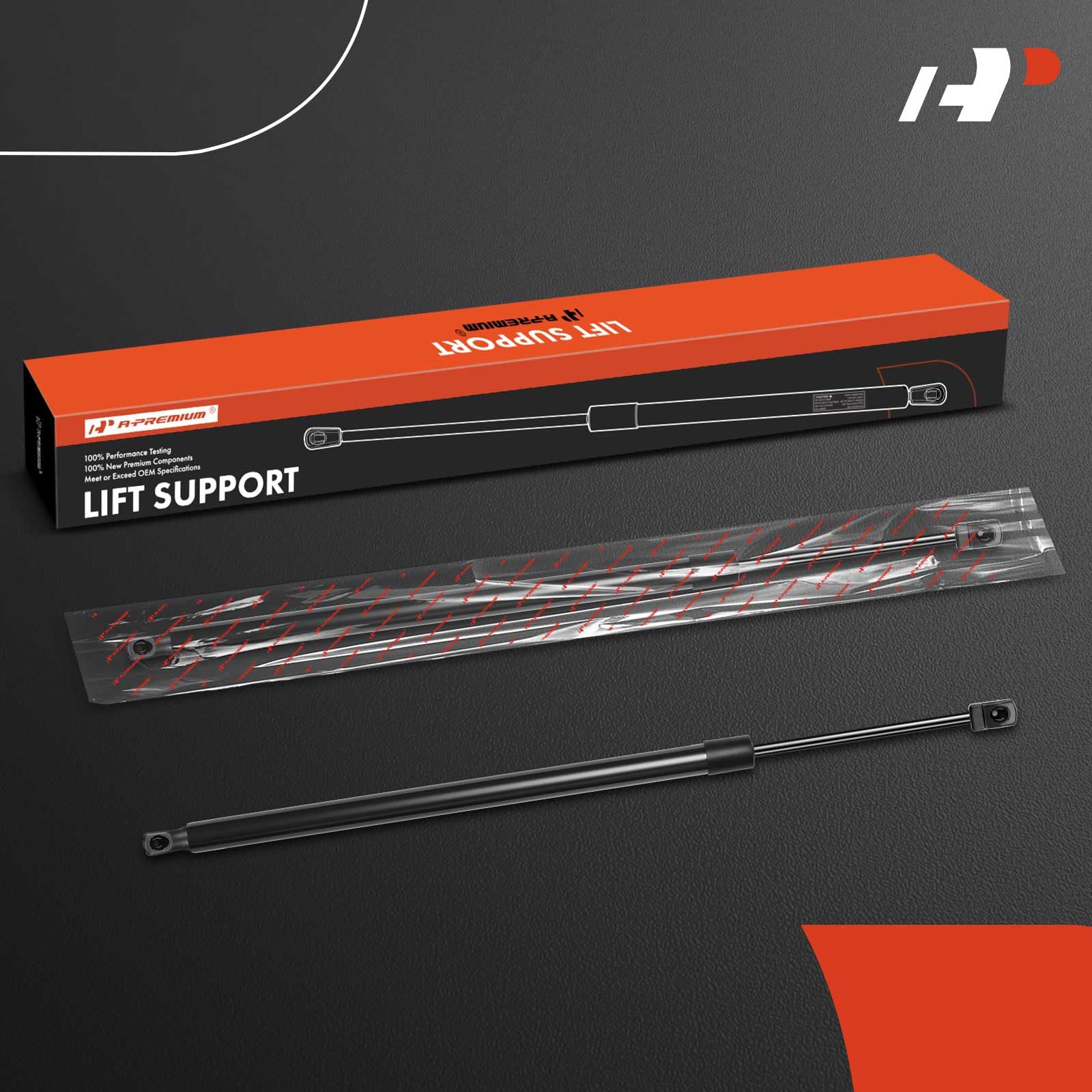 A-Premium tailgate lift support on the right side improving rear access on the Cherokee