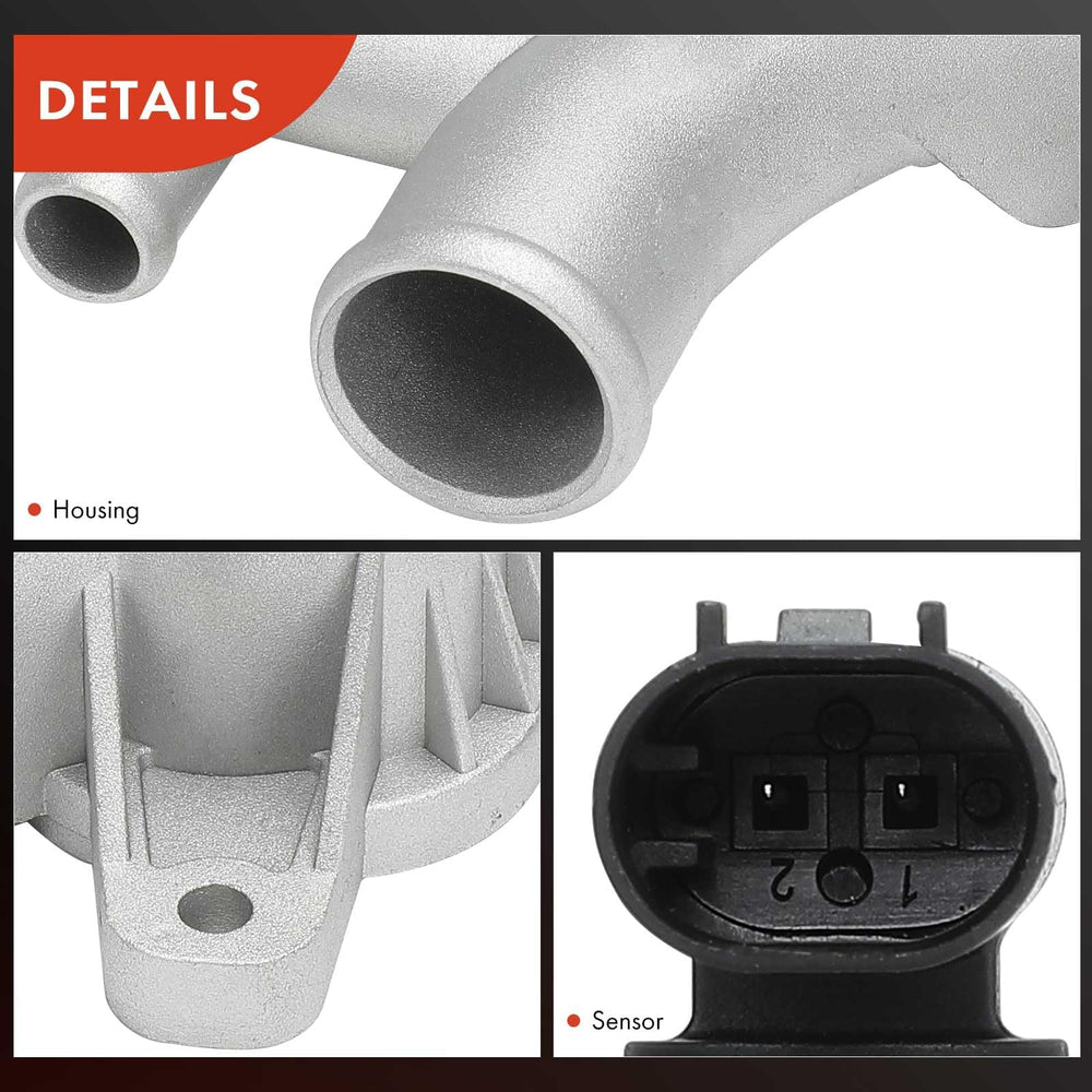 A-Premium temperature sensor included for engine monitoring