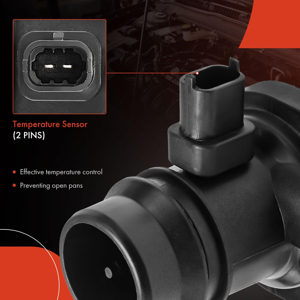 Black finish A-Premium housing matches OE appearance and compatibility.