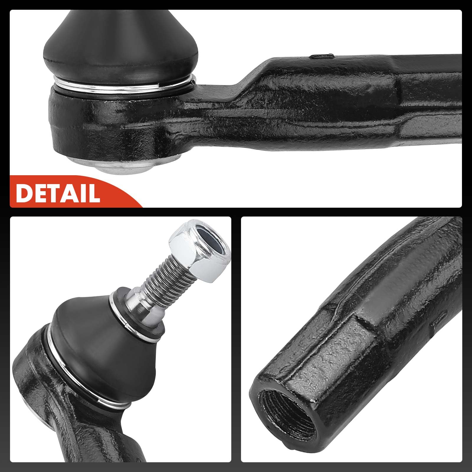 A-Premium packaging includes tie rod end and accessories