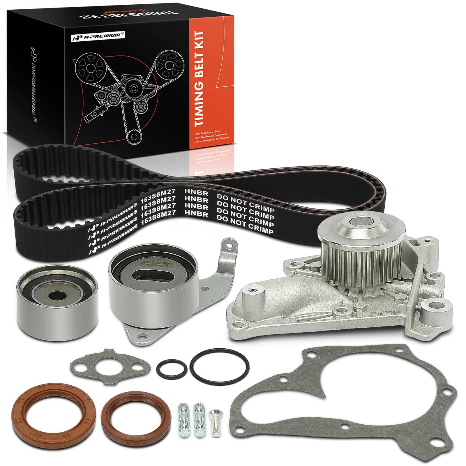 A-Premium timing belt kit with water pump and tensioner for Camry ensures reliable engine timing