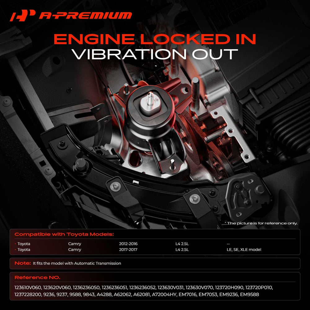 A-Premium torque strut mount enhances engine stability