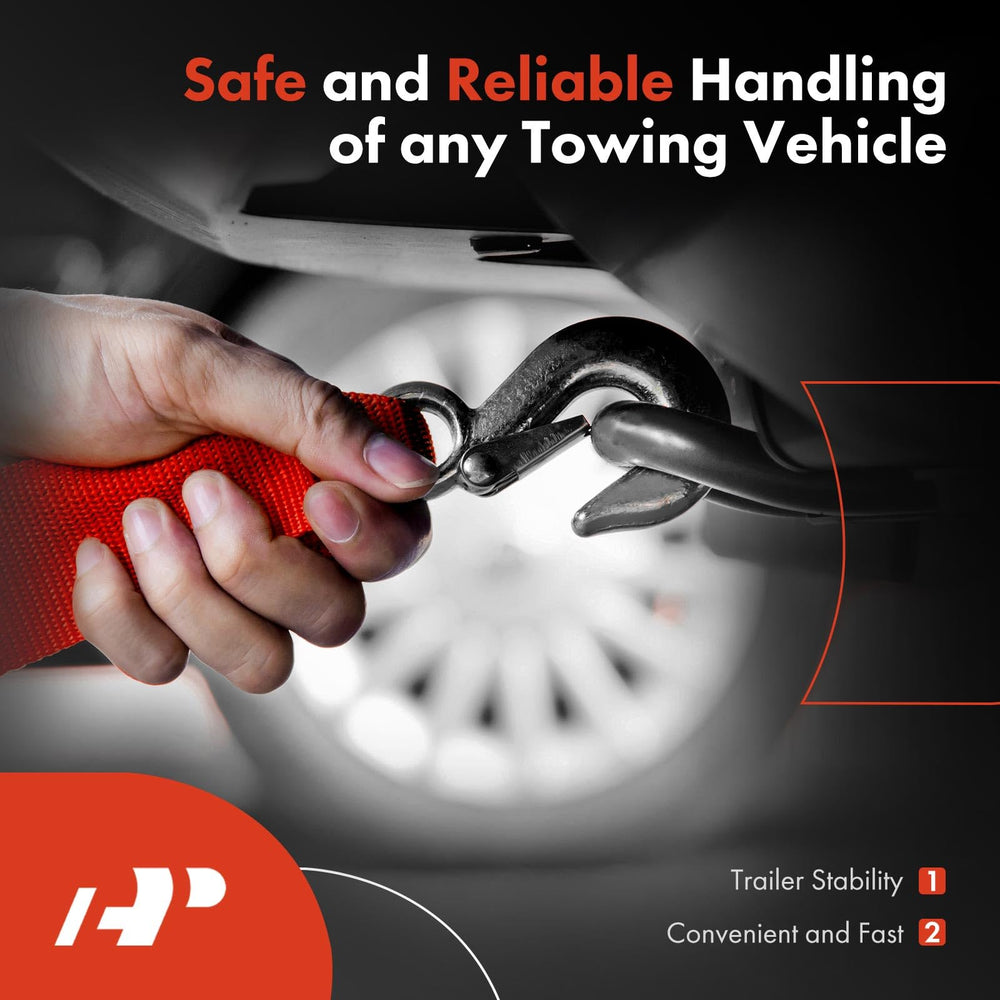 A-Premium tow hook installation guide image showing safe lock engagement