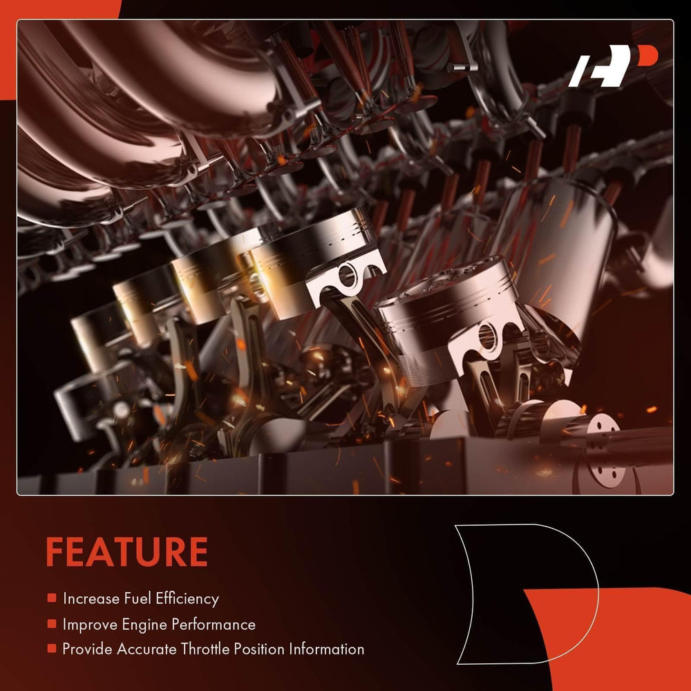 A-Premium TPS sensor 8-blade connector for secure electrical connection
